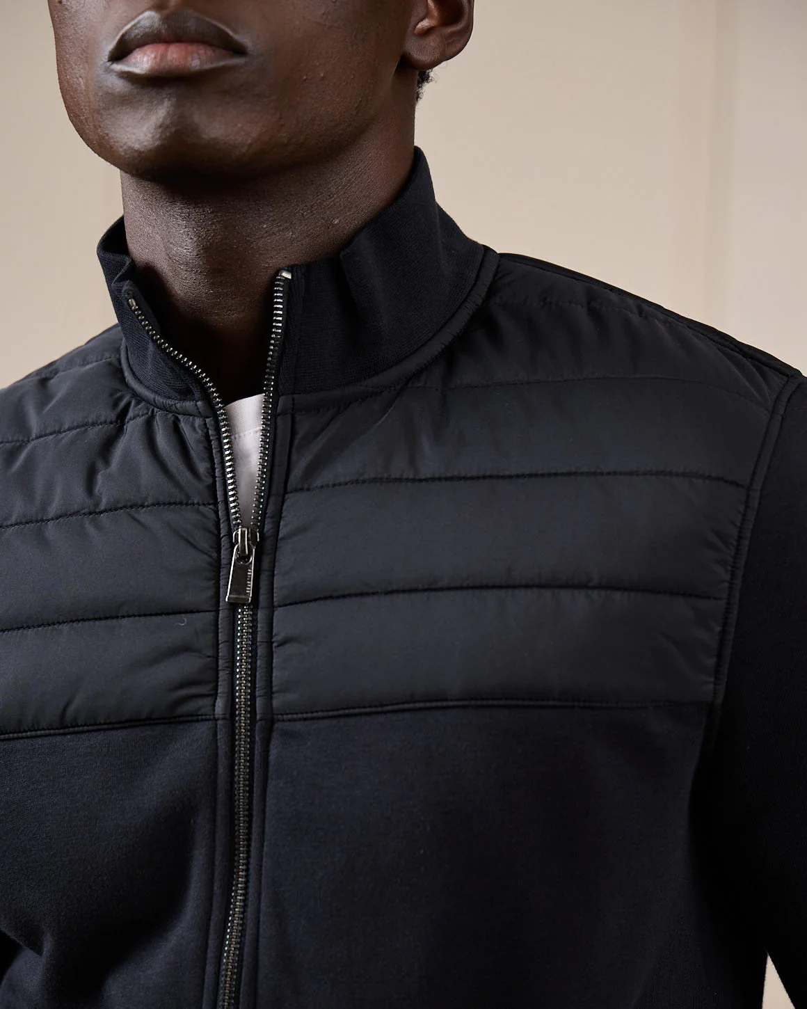 Cardigan bi-matières Gabino - Image 2