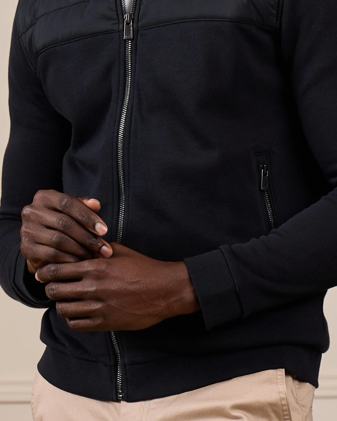 Cardigan bi-matières Gabino - Image 5