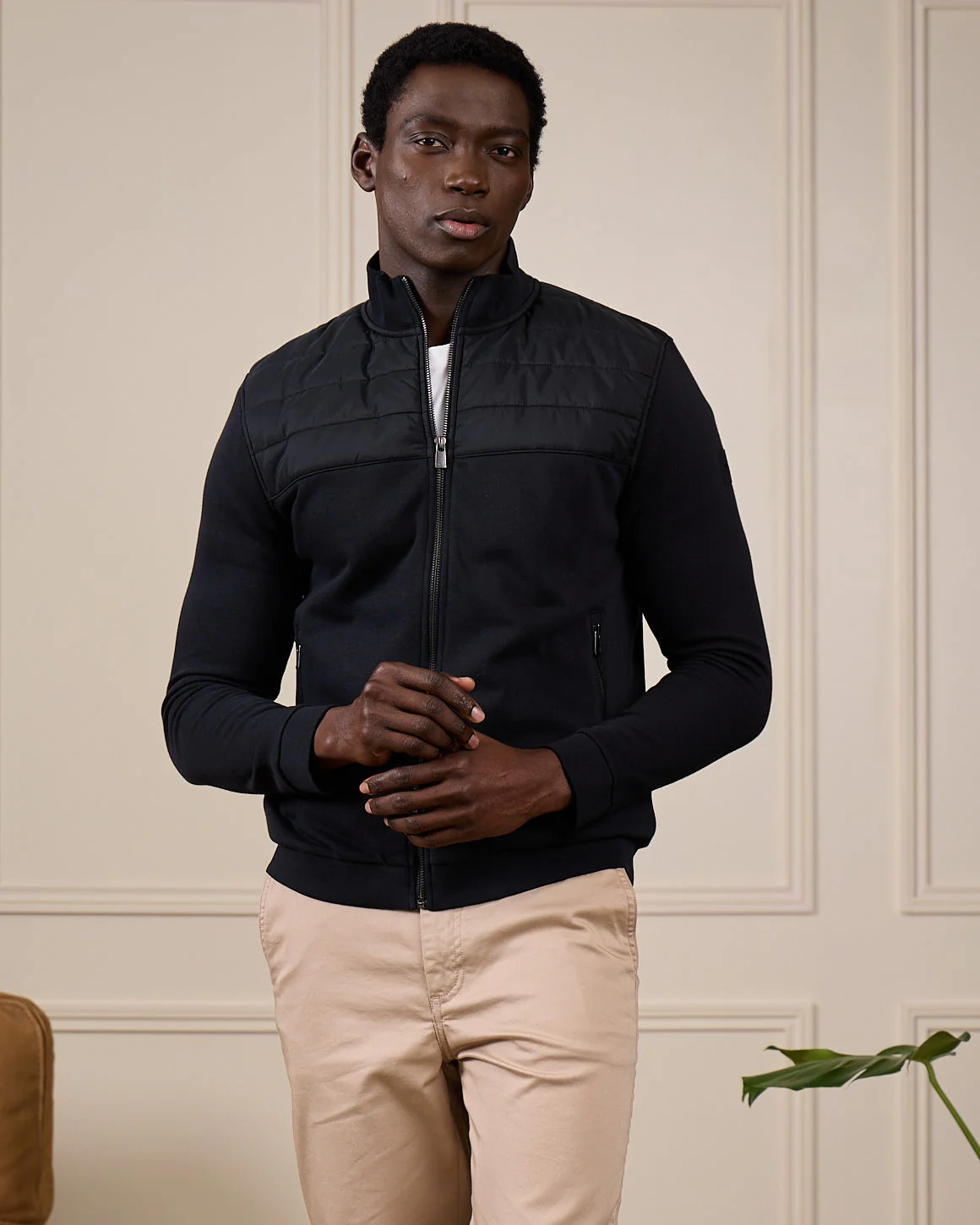 Cardigan bi-matières Gabino - Image 6