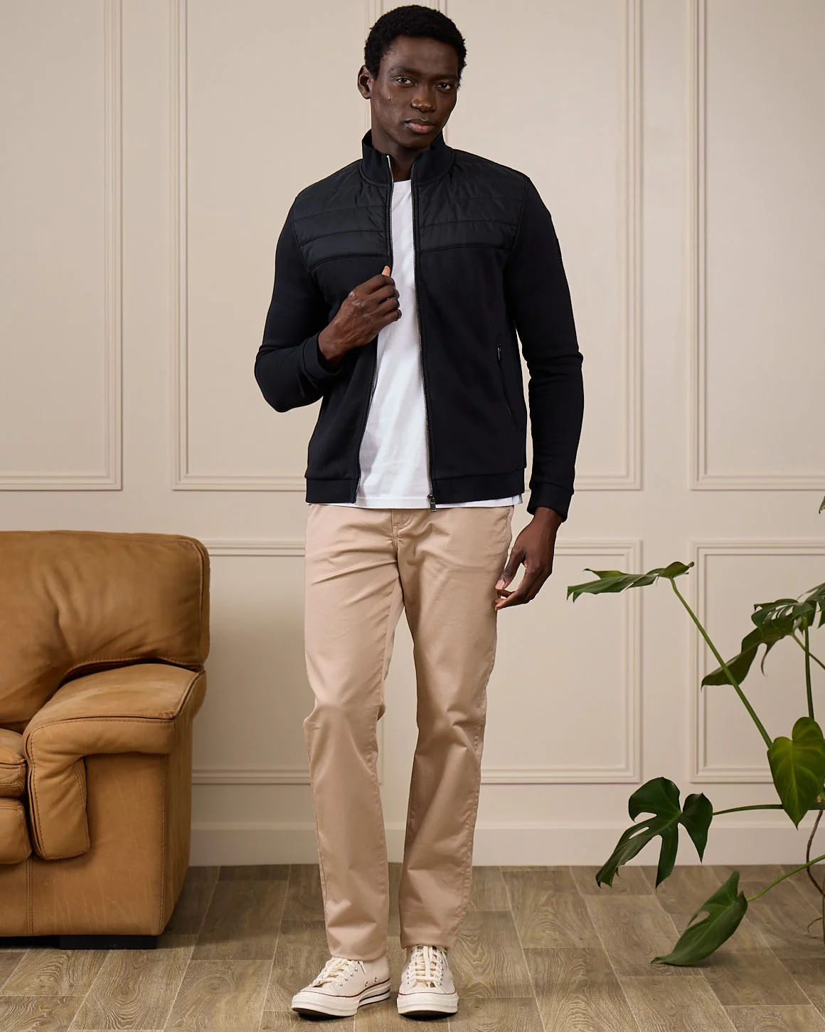 Cardigan bi-matières Gabino - Image 8