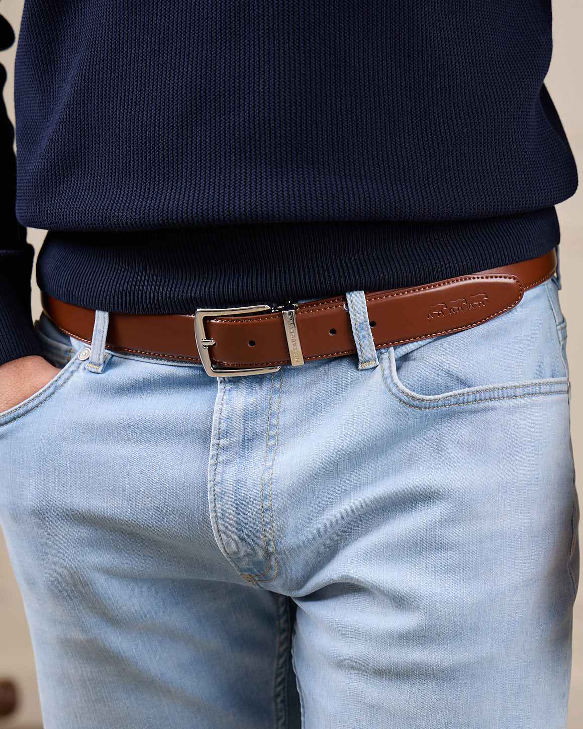 Ceinture cuir Gareld