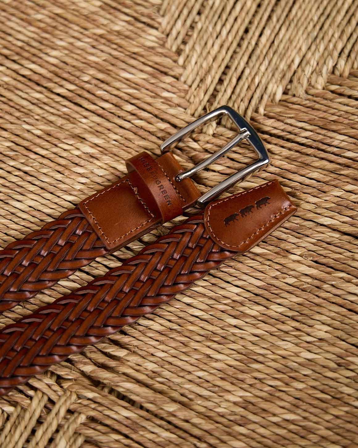 Ceinture tressée cuir George - Image 4