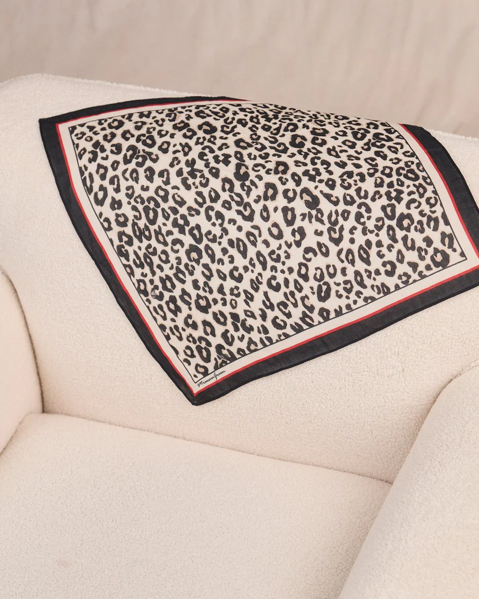 Foulard léopard Carole - Image 3