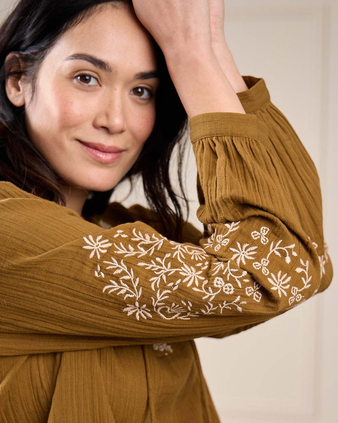 Chemise broderie Dakota - Image 2