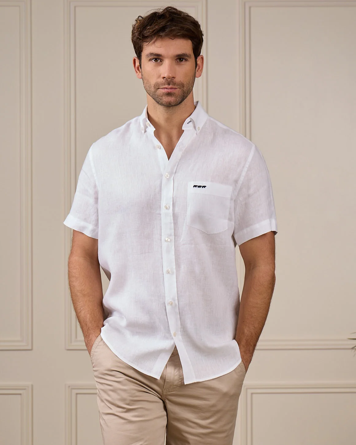 Chemise lin Giulio - Image 2