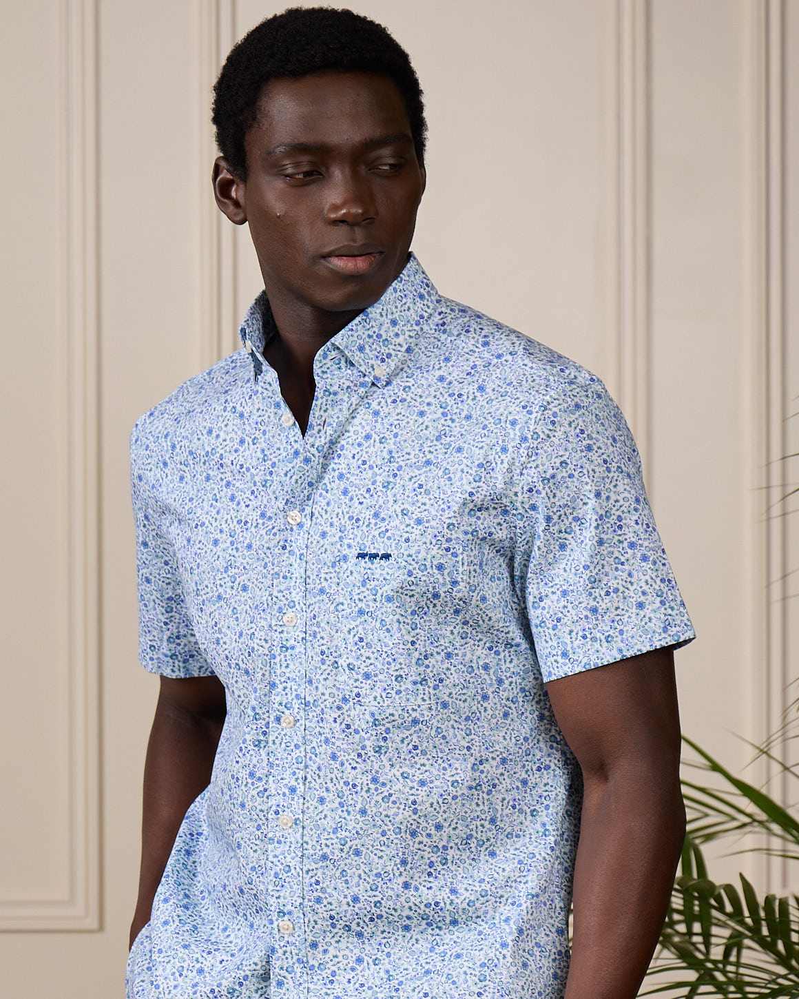 Chemise fleurie