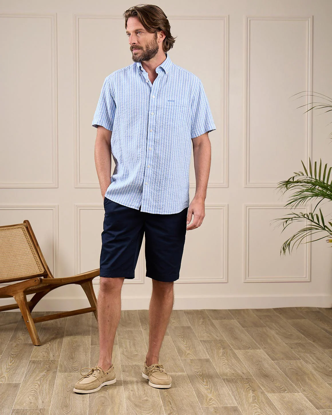 Chemise gaufré Gilman