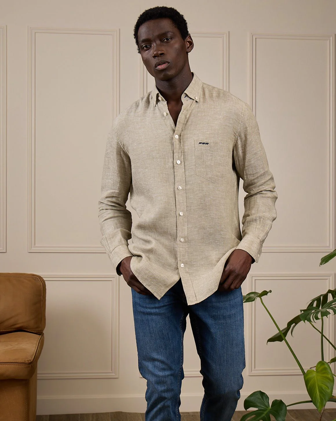 Chemise lin Gibson