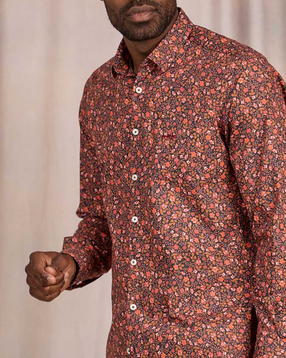 Chemise à imprimé floral