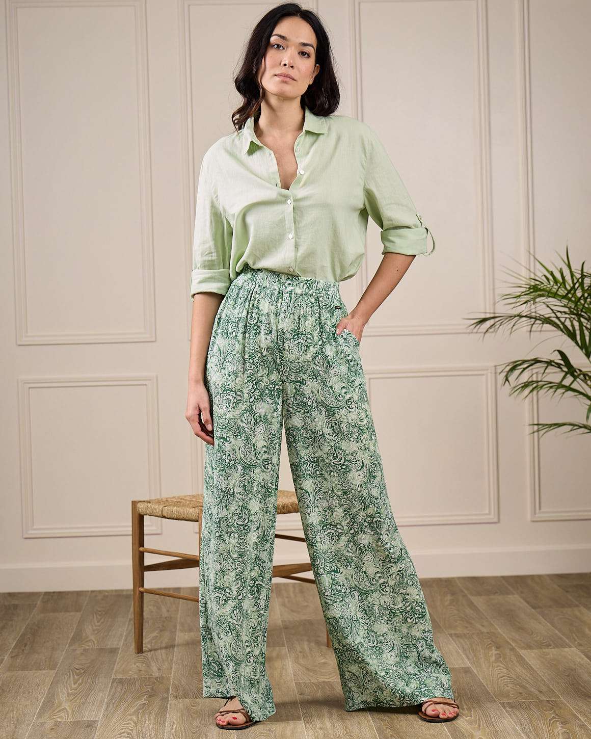 Pantalon large Gennie