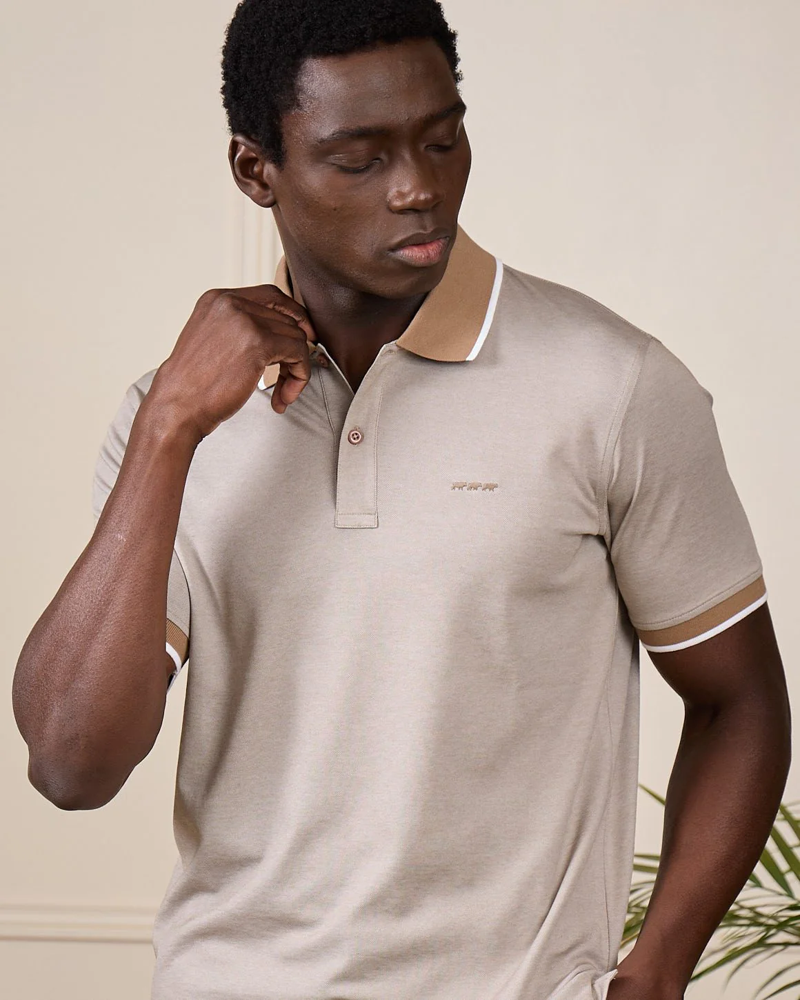 Polo bicolore