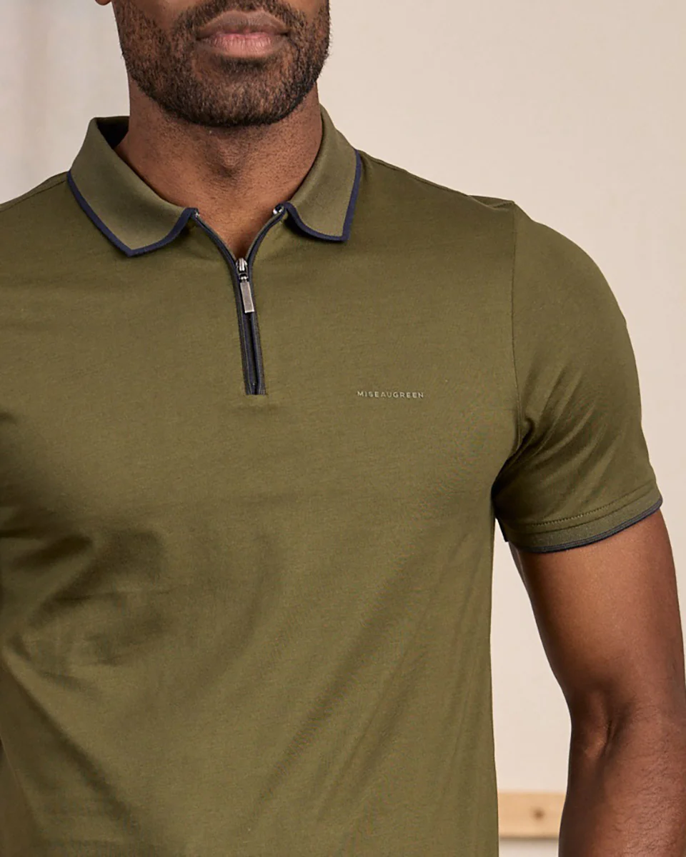 Polo ville zippé