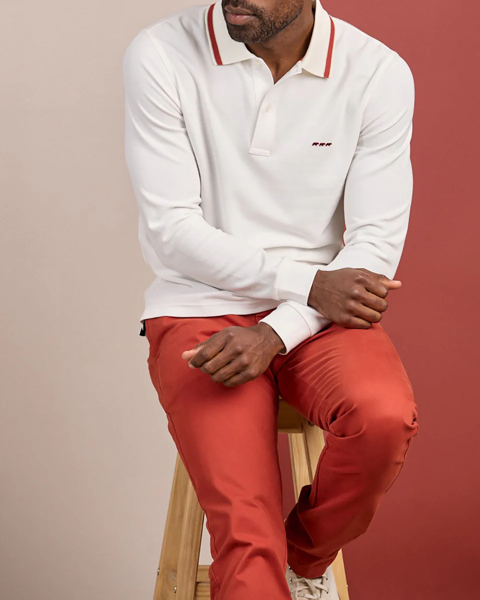 Polo détail col