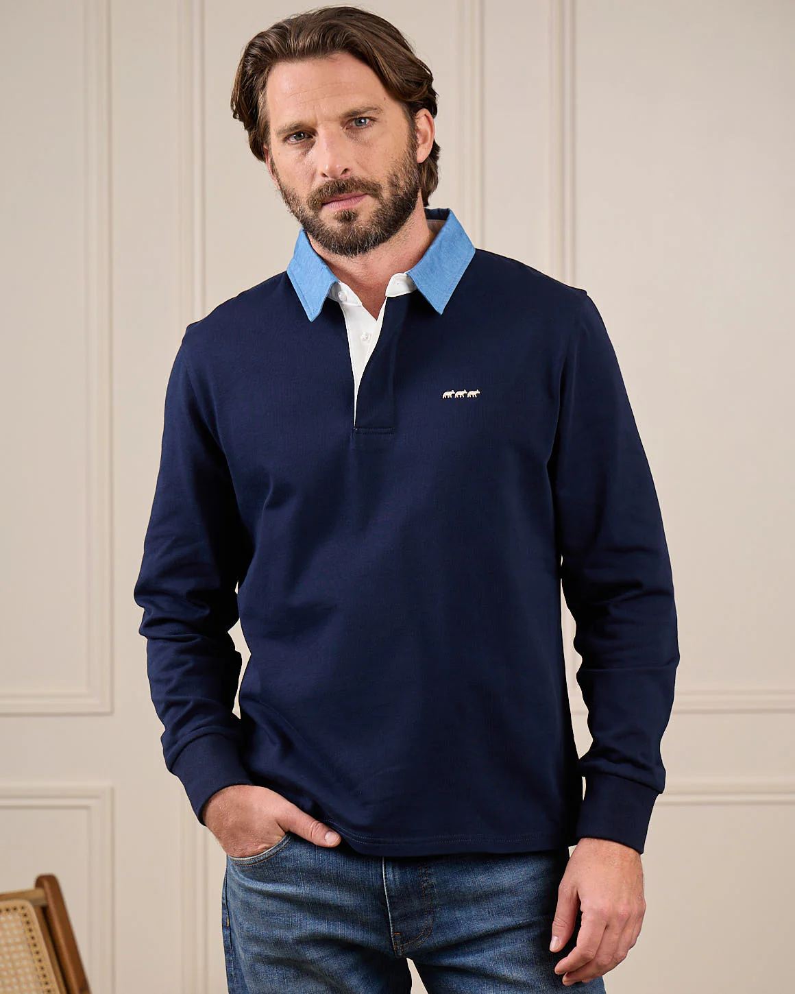 Pull col jean Gaston - Image 2