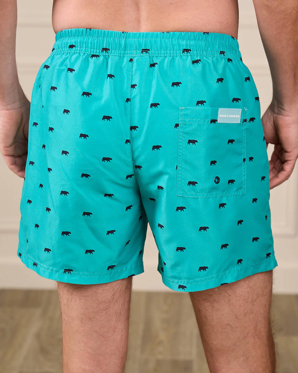 Short de bain imprimé petites vaches - Image 7