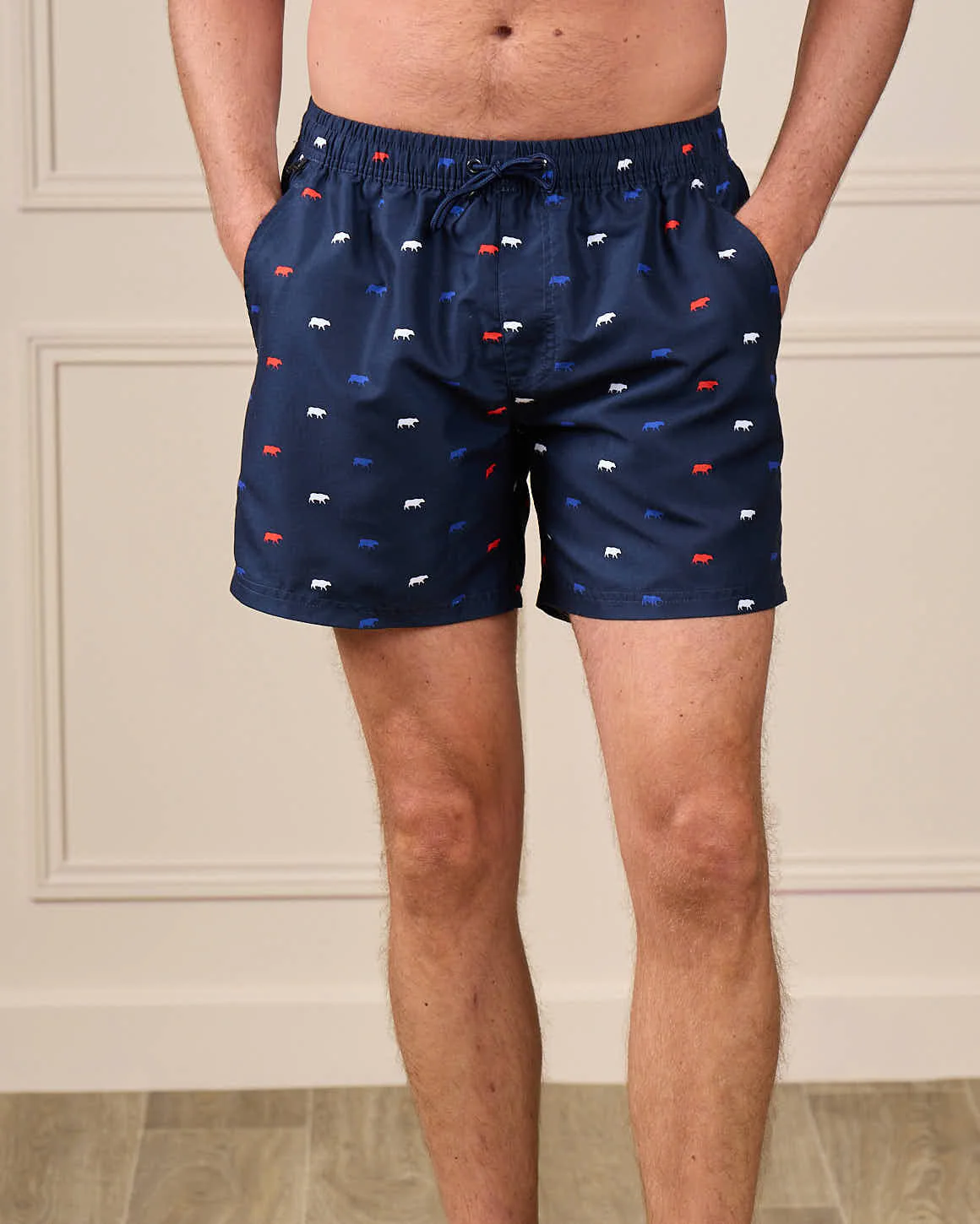 Short de bain imprimé petites vaches - Image 4