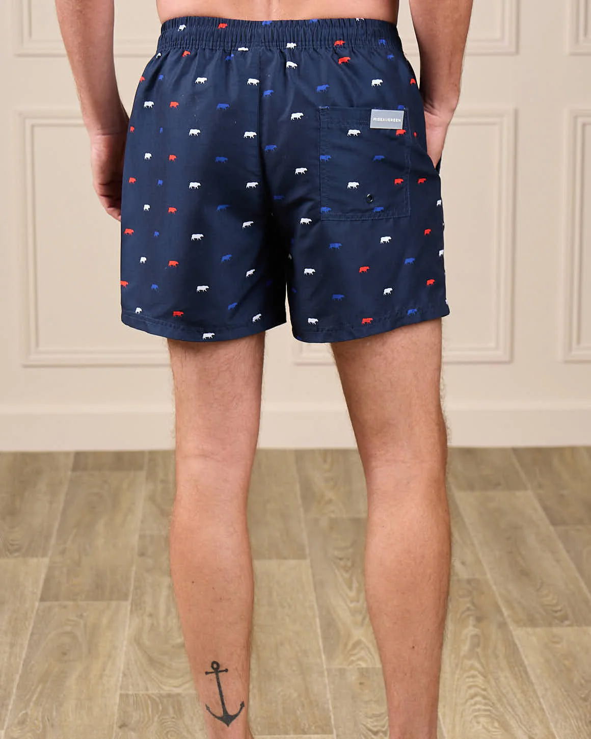 Short de bain imprimé petites vaches - Image 6