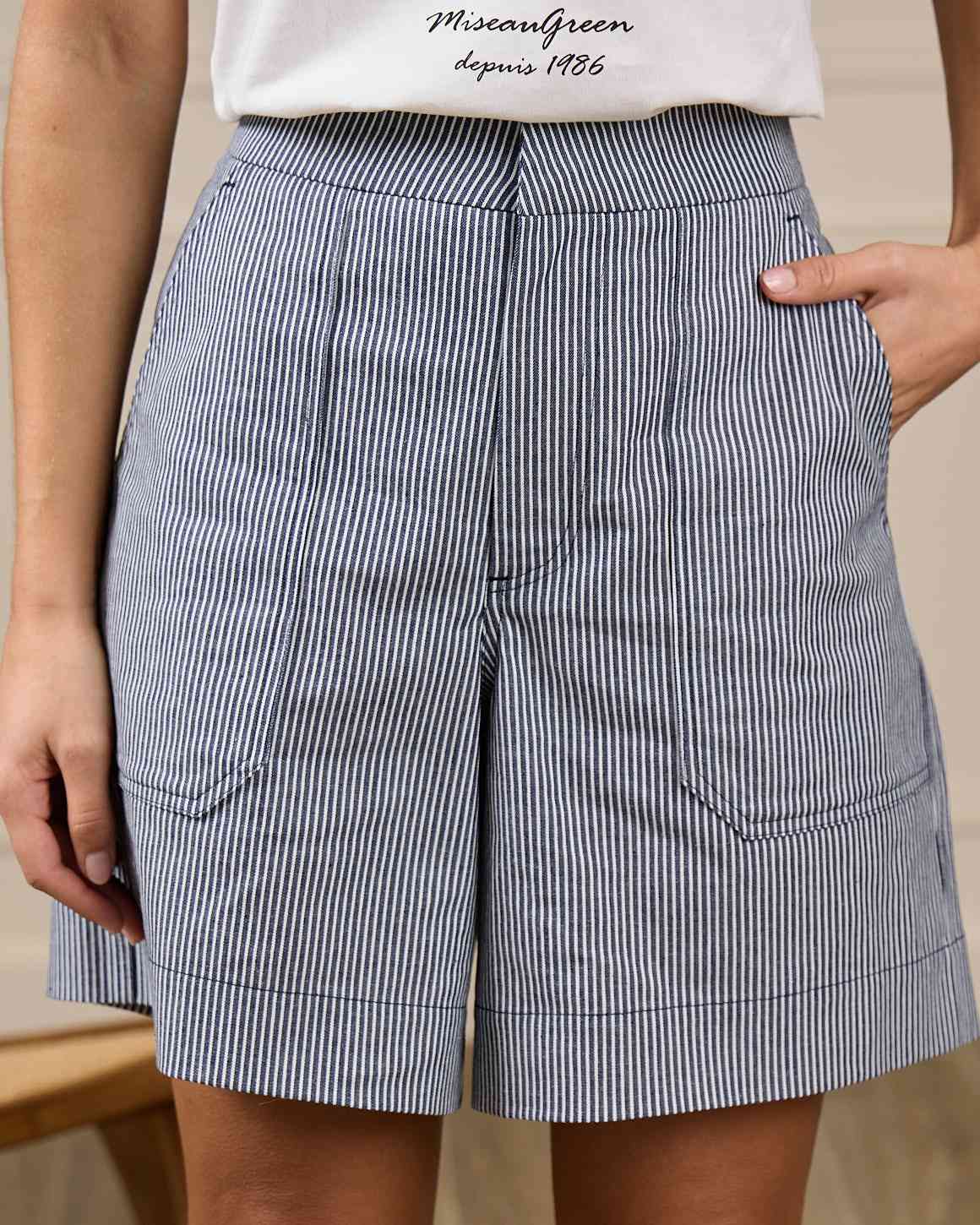 Short rayé - Image 2