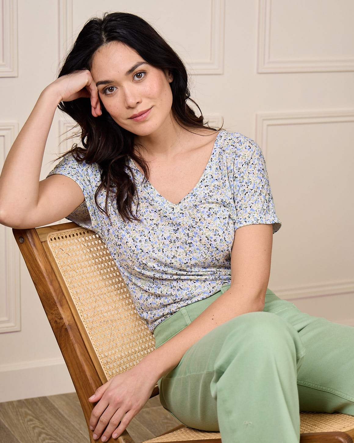 T-shirt viscose et lin - Image 6