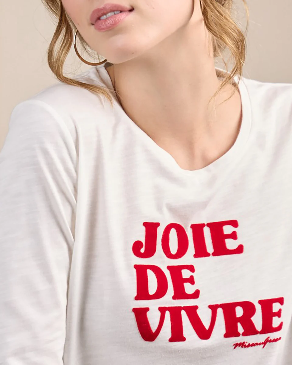 T-shirt message